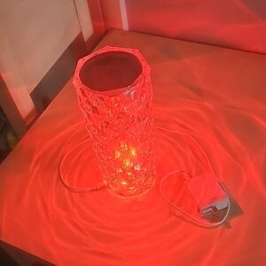 Color Changing Crystal LED Lamp